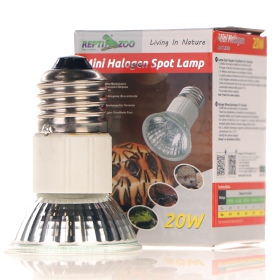 Repti-Zoo Mini Halogen Spot 20W - small halogen heater